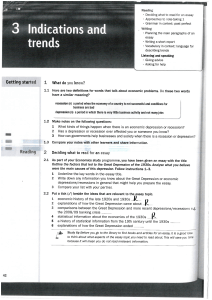Great Depression: Causes & Analysis - Economics Worksheet