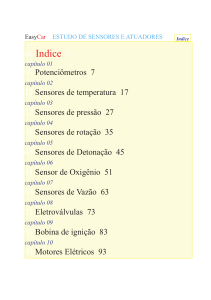 Estudo de Sensores e Atuadores - EasyCar