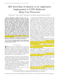 SEE Error-Rate Evaluation: COTS Multicore/Many-Core Processors Reliability