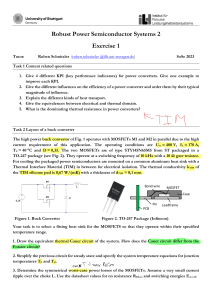 Robust Power Semiconductor Systems 2: Exercise 1 - Thermal Analysis