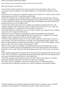 AI & Machine Learning: How Code Empowers Daily Life & Work