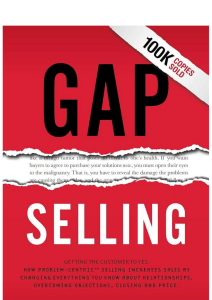 Gap Selling: Diagnose Customer Problems, Drive Sales & Overcome Objections