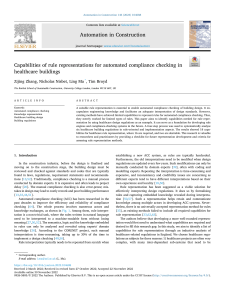 Capabilities of Rule Representations for Automated Compliance Checking