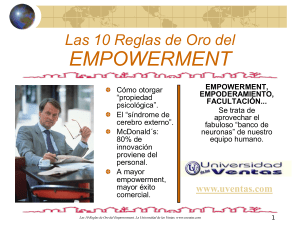 Las 10 Reglas de Oro del Empowerment: Gu&iacute;a de Gesti&oacute;n