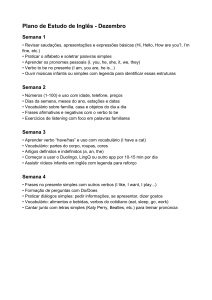 Plano Estudo Ingles Dezembro