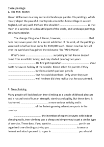 Cloze Passage English Language Exercise | Fill-in-the-Blanks