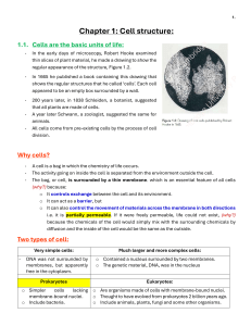 Cell Structure: Basic Units of Life, Prokaryotes, Eukaryotes & Microscopy