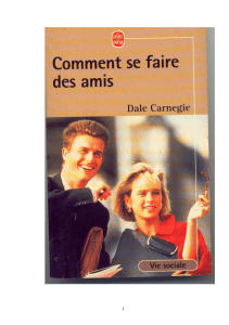 Comment se faire des amis - Dale Carnegie - Livre de Poche