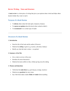 Book Review Writing Guide: Structure & Tips