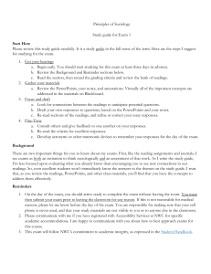Sociology Exam 1 Study Guide: Principles & Concepts