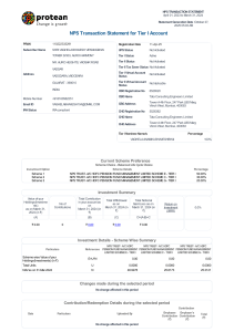 NPS Transaction Statement for SHRI VAGHELA BHAVESH VIRSANGBHAI