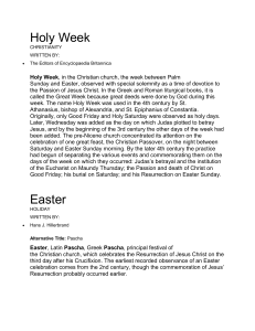 Holy Week & Easter: History, Traditions, & Significance in Christianity