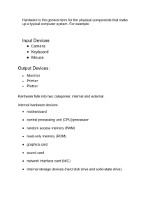 Computer Hardware & Software: Definitions, Types & Examples