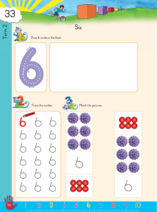Learn Numbers 6 & 7: Elementary Math Worksheet