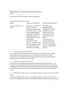 Executive Orders & Fair Reporting: Mini-Lesson