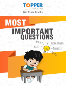 ICSE Class X Chemistry: Important Questions for Exam Prep