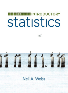 Introductory Statistics 10th Edition by Neil A. Weiss - Textbook