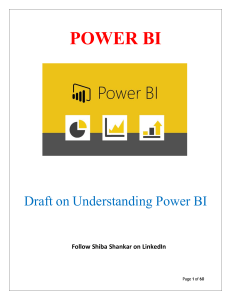 Power BI: Understanding Business Intelligence & Data Analytics Guide