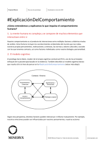 Explicaci&oacute;n del Comportamiento Humano: Modelo Cognitivo y Factores