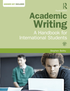 Academic Writing Handbook for International Students