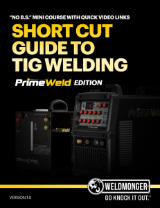 TIG Welding Shortcut Guide: PrimeWeld Edition