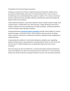 Benefits of Commercial Property Inspections for Real Estate Investors