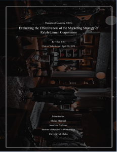 Ralph Lauren Marketing Strategy Evaluation