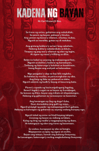 Kadena ng Bayan: Poems of Hope and Reflection