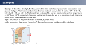 Heat Transfer Problem: Composite Wall Thermal Resistance Calculation