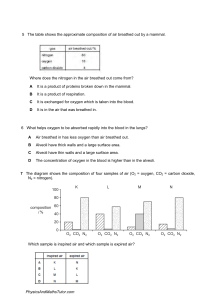Respiratory System Multiple Choice Questions