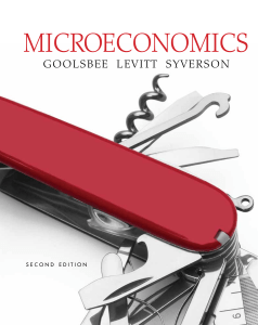 Microeconomics Textbook: Supply, Demand, and Market Analysis