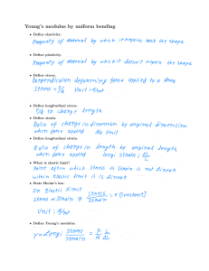 Young's Modulus by Uniform Bending: Physics Concepts & Experiment Guide