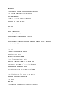 Who Am I? Poem: Self-Discovery and Identity