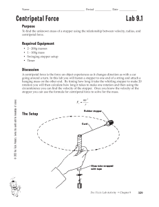 Centripetal Force Lab 9.1 Worksheet