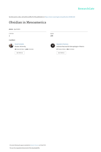 Obsidian in Mesoamerica: History & Significance