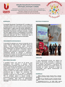 Infec&ccedil;&otilde;es Sexualmente Transmiss&iacute;veis: Informa&ccedil;&atilde;o, Preven&ccedil;&atilde;o e Cuidado