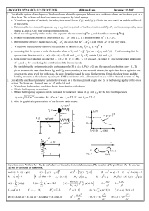 Advanced Dynamics of Structures Midterm Exam - Structural Analysis