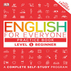 English for Everyone Practice Book Level 1 Beginner - Self-Study Program