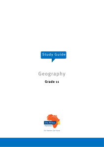 Geography Grade 11 Study Guide eBook | Via Afrika Publishers