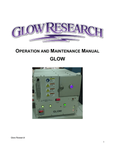 GLOW Plasma System Manual