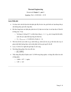 Thermal Engineering Homework Chapter 2 Part 1 - Thermodynamics Problems