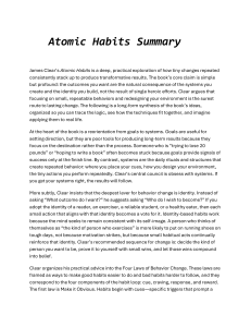 Atomic Habits Summary: Key Takeaways & Actionable Steps