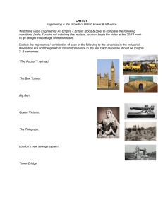 British Industrial Revolution Engineering Worksheet