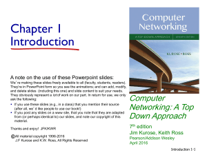 Computer Networking: Introduction to Internet Protocols & Architecture