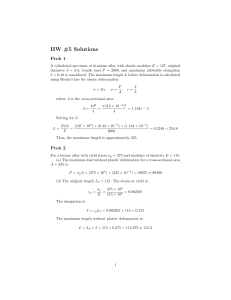 Mechanics of Materials Homework Solutions