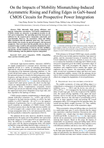 GaN CMOS Circuits: Mobility Mismatch & Asymmetric Edges for Power Integration