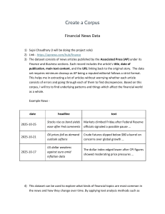 Financial News Data Corpus: AP News Text Analysis Project