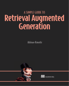 RAG: A Simple Guide to Retrieval Augmented Generation