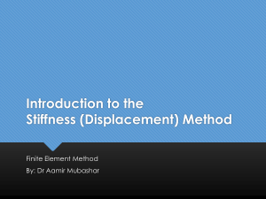 Stiffness Method & Finite Element Analysis Presentation