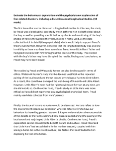 Behavioural & Psychodynamic Explanations of Fear Disorders: Evaluation